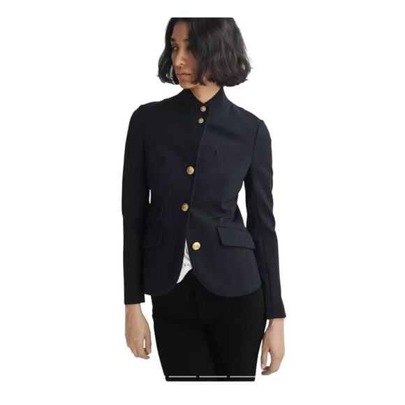 NEW Rag and bone slade military blazer navy salute size 2 - Picture 2 of 14